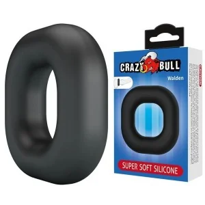 Walden Supersoft Silikon-Pennisring Schwarz von Crazy Bull