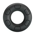 Bertram Supersoft Silikon-Pennisring Schwarz von Crazy Bull