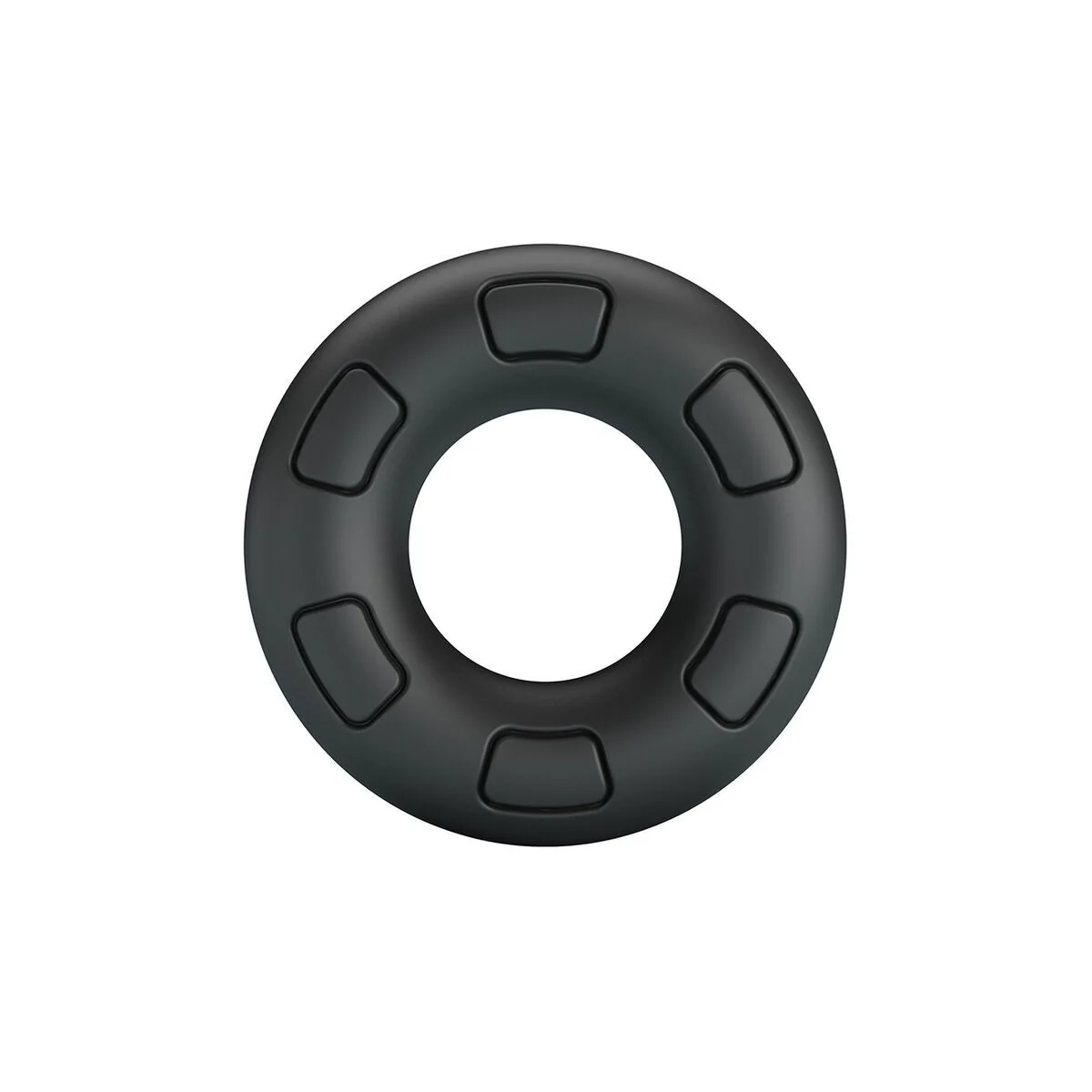 Bertram Supersoft Silikon-Pennisring Schwarz von Crazy Bull