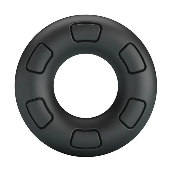 Bertram Supersoft Silikon-Pennisring Schwarz von Crazy Bull