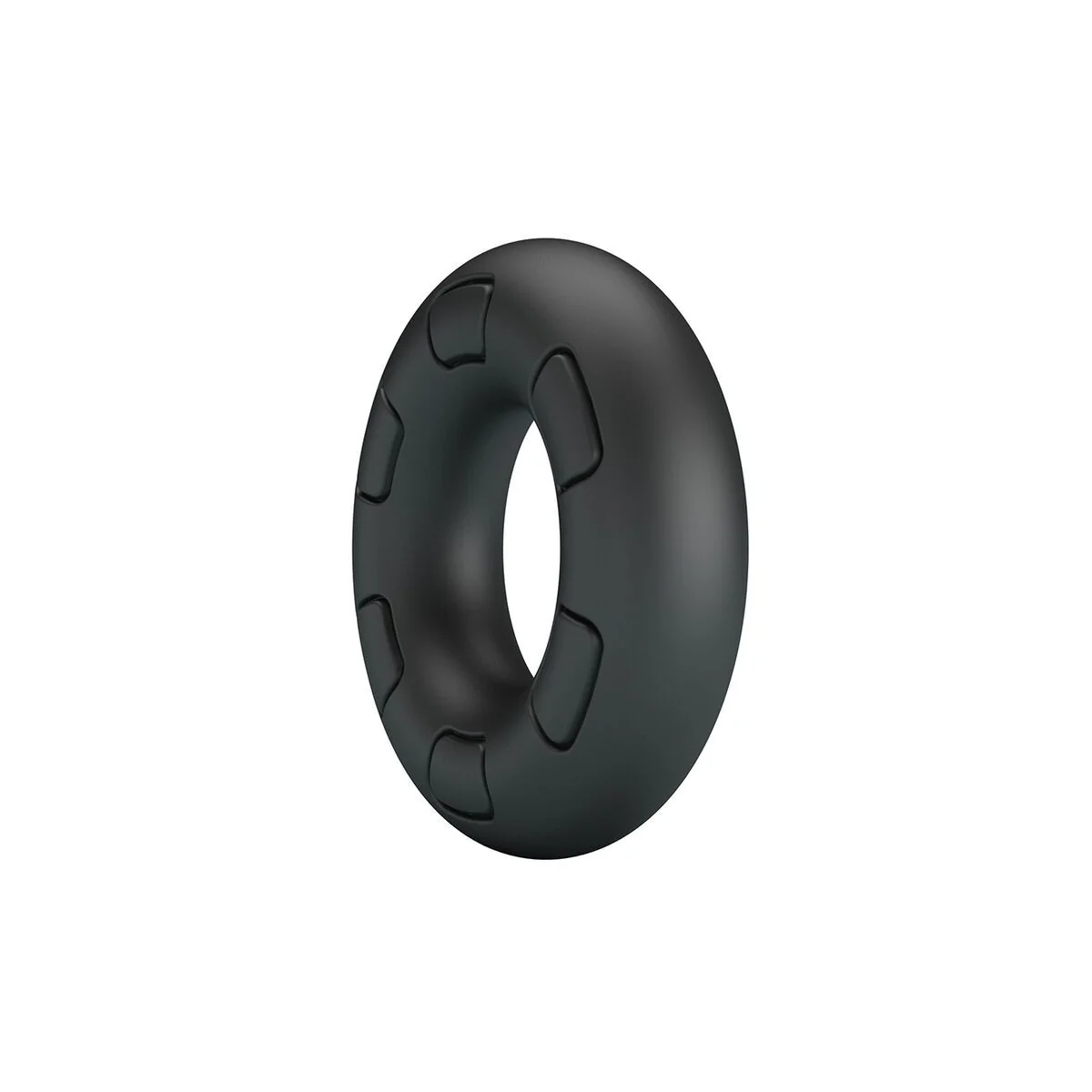 Bertram Supersoft Silikon-Pennisring Schwarz von Crazy Bull