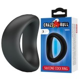 Valen Ergonomischer Silikon-Penisring Schwarz von Crazy Bull