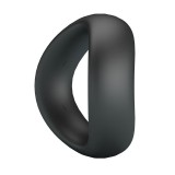 Valen Ergonomischer Silikon-Penisring Schwarz von Crazy Bull