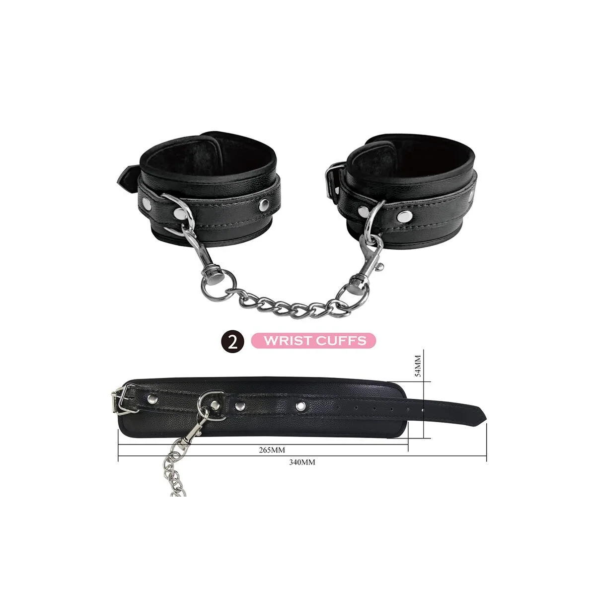 8-Teiliges Bdsm-Set Schwarz von Fun Toys