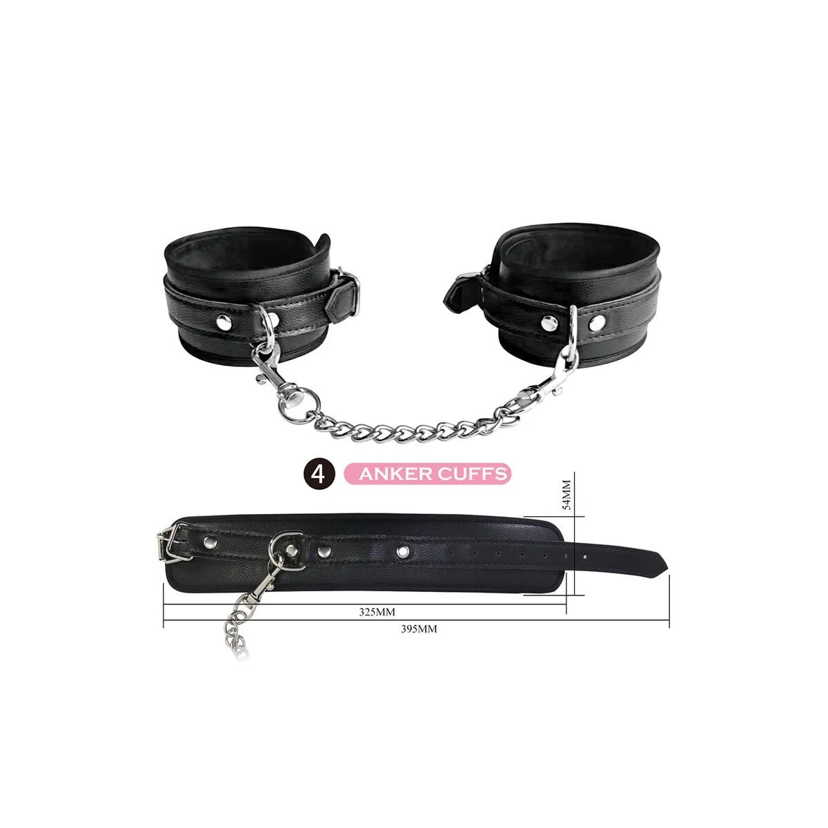 8-Teiliges Bdsm-Set Schwarz von Fun Toys