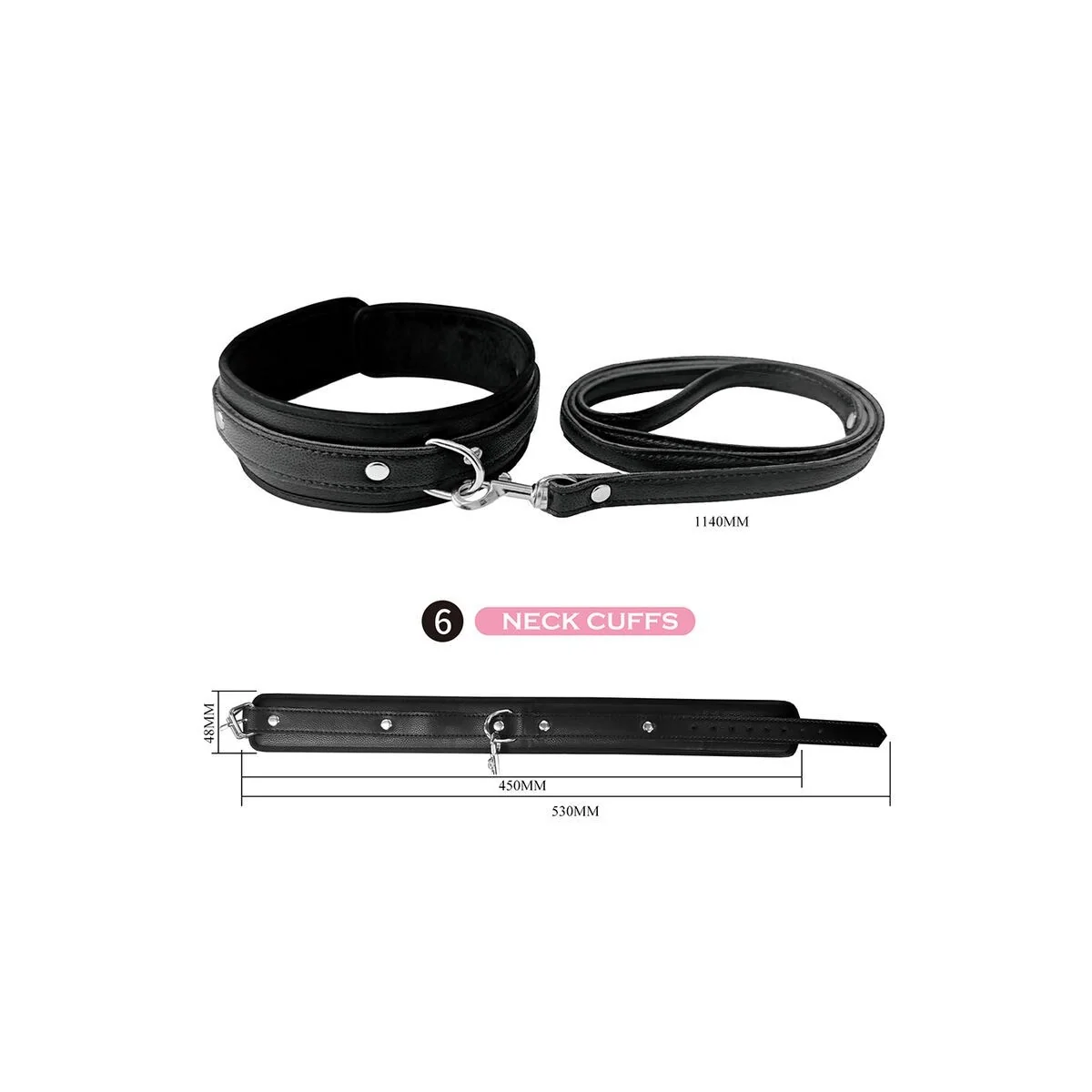 8-Teiliges Bdsm-Set Schwarz von Fun Toys