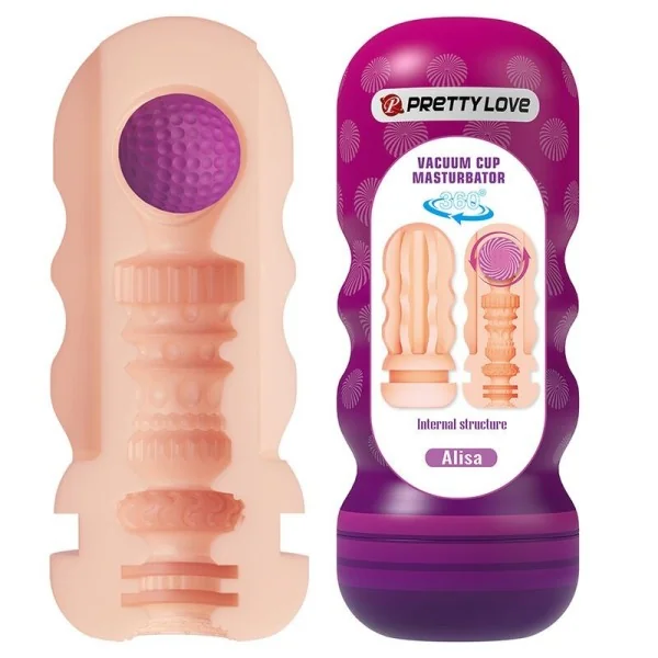 Vaginal-Glättungsmasturbator mit Saugaufguss und Innenstrukturen von Bodies & Masturbators