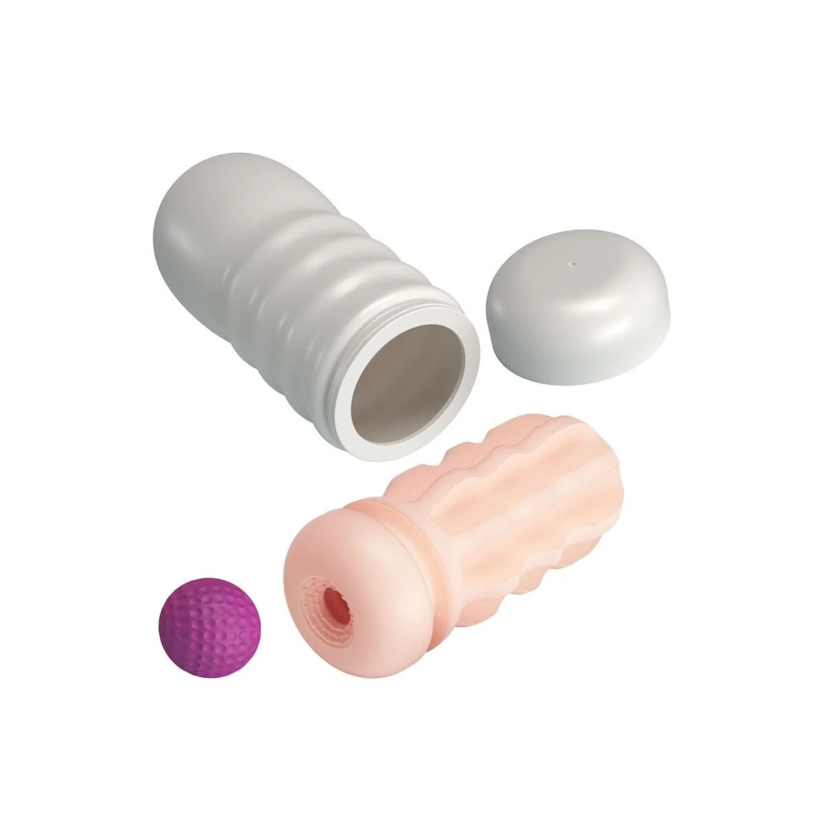 Vaginal-Glättungsmasturbator mit Saugaufguss und Innenstrukturen von Bodies & Masturbators