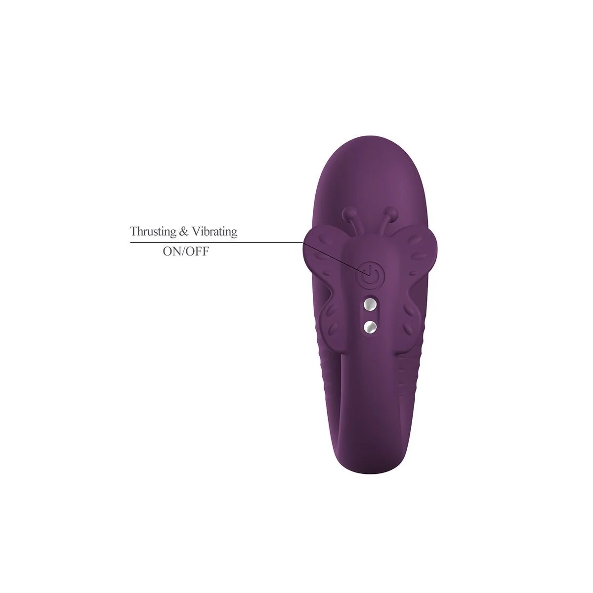 Klay Stoss-Ei-Vibrator, App-Steuerung, Lila von App Series