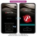 Klay Stoss-Ei-Vibrator, App-Steuerung, Lila von App Series