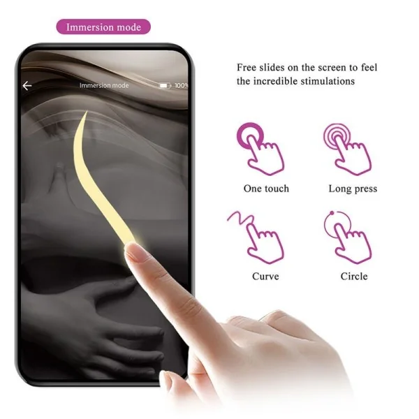 Klay Stoss-Ei-Vibrator, App-Steuerung, Lila von App Series