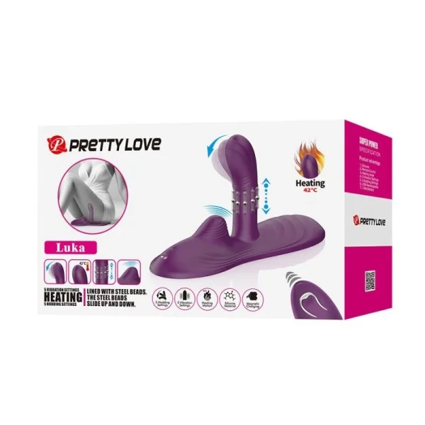 Luka Sitzvibrator mit Wärmeeffekt und Fernbedienung von Remote Control