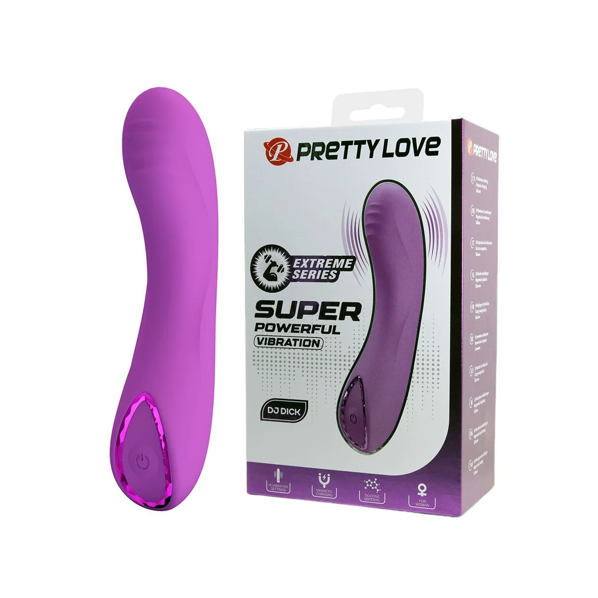 Dj Dick G-Spot Lila Vibrator von High Tech