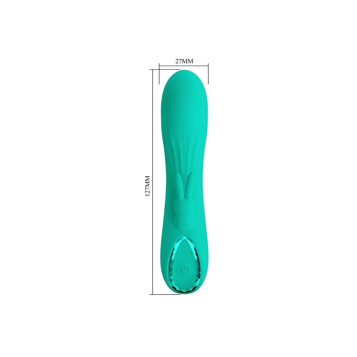 Dj Stick G-Spot Türkis Vibrator von High Tech