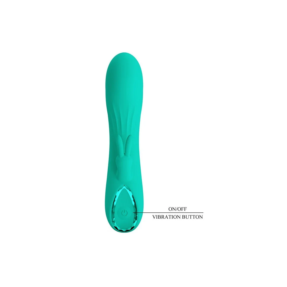 Dj Stick G-Spot Türkis Vibrator von High Tech