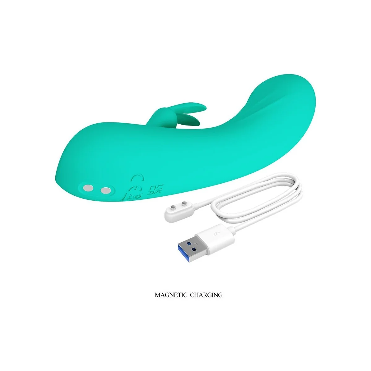 Dj Stick G-Spot Türkis Vibrator von High Tech