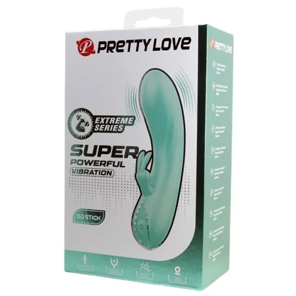 Dj Stick G-Spot Türkis Vibrator von High Tech
