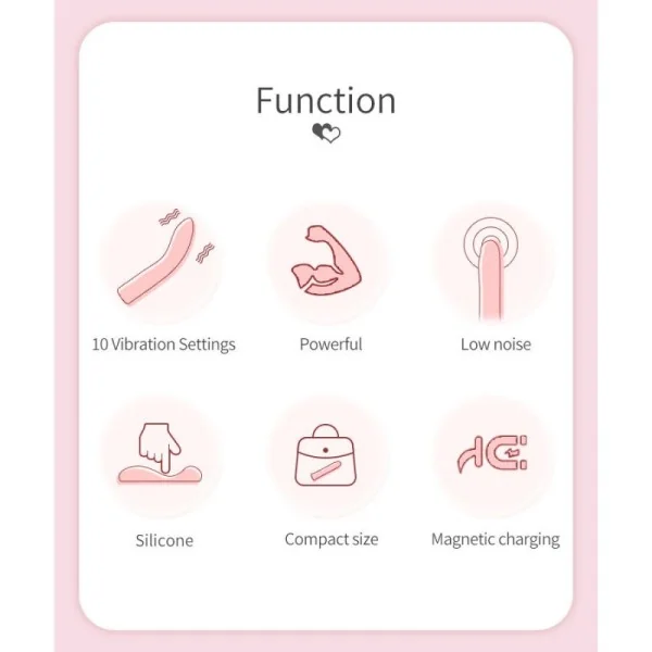 Kisell G-Spot Pink Vibrator von High Tech