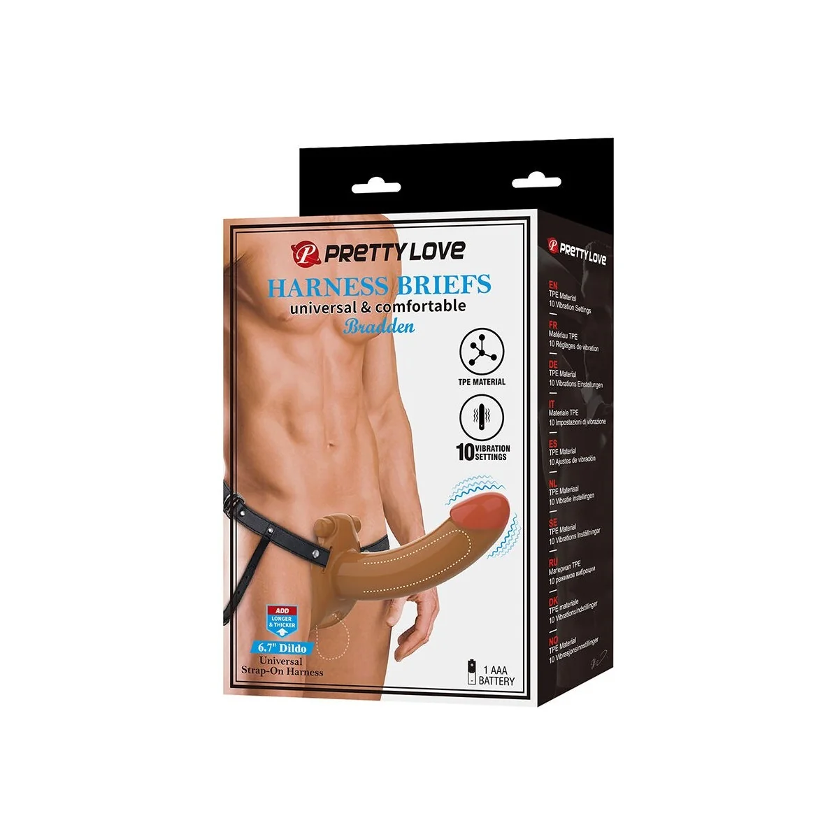 Bradden Vibrating Strap-On von Harness Collection