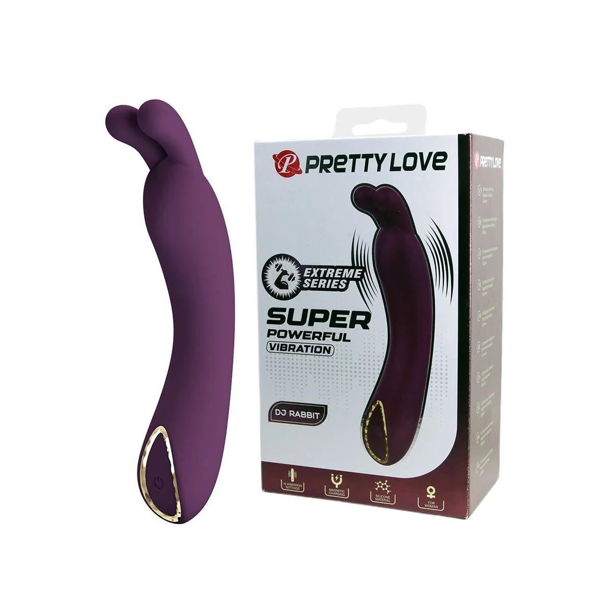 Dj Rabbit Purple G-Spot Vibrator von High Tech