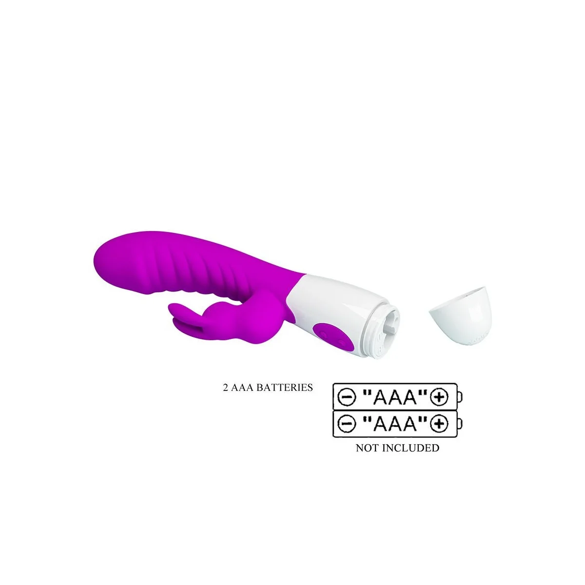 Naughty Bunny Lila Vibrator von High Tech
