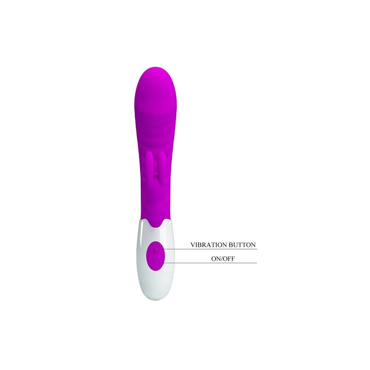 Naughty Bunny Lila Vibrator von High Tech