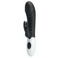 Naughty Bunny 30-Funktionen-Hasenvibrator Schwarz von High Tech
