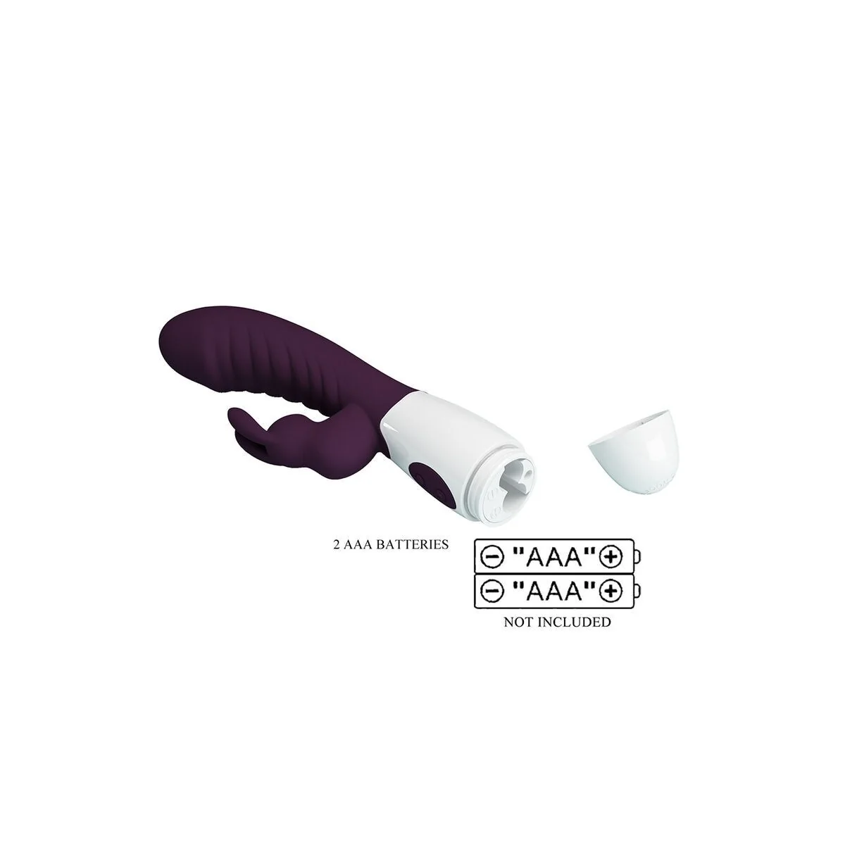 Naughty Bunny 30-Funktionen-Kaninchenvibrator Lila von High Tech