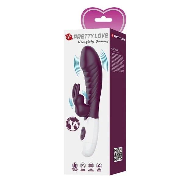 Naughty Bunny 30-Funktionen-Kaninchenvibrator Lila von High Tech