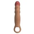 Strukturierte Penishülle mit Vibration und Fernbedienung von For Him