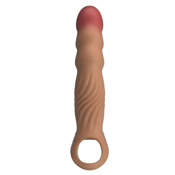 Strukturierte Penishülle mit Vibration und Fernbedienung von For Him