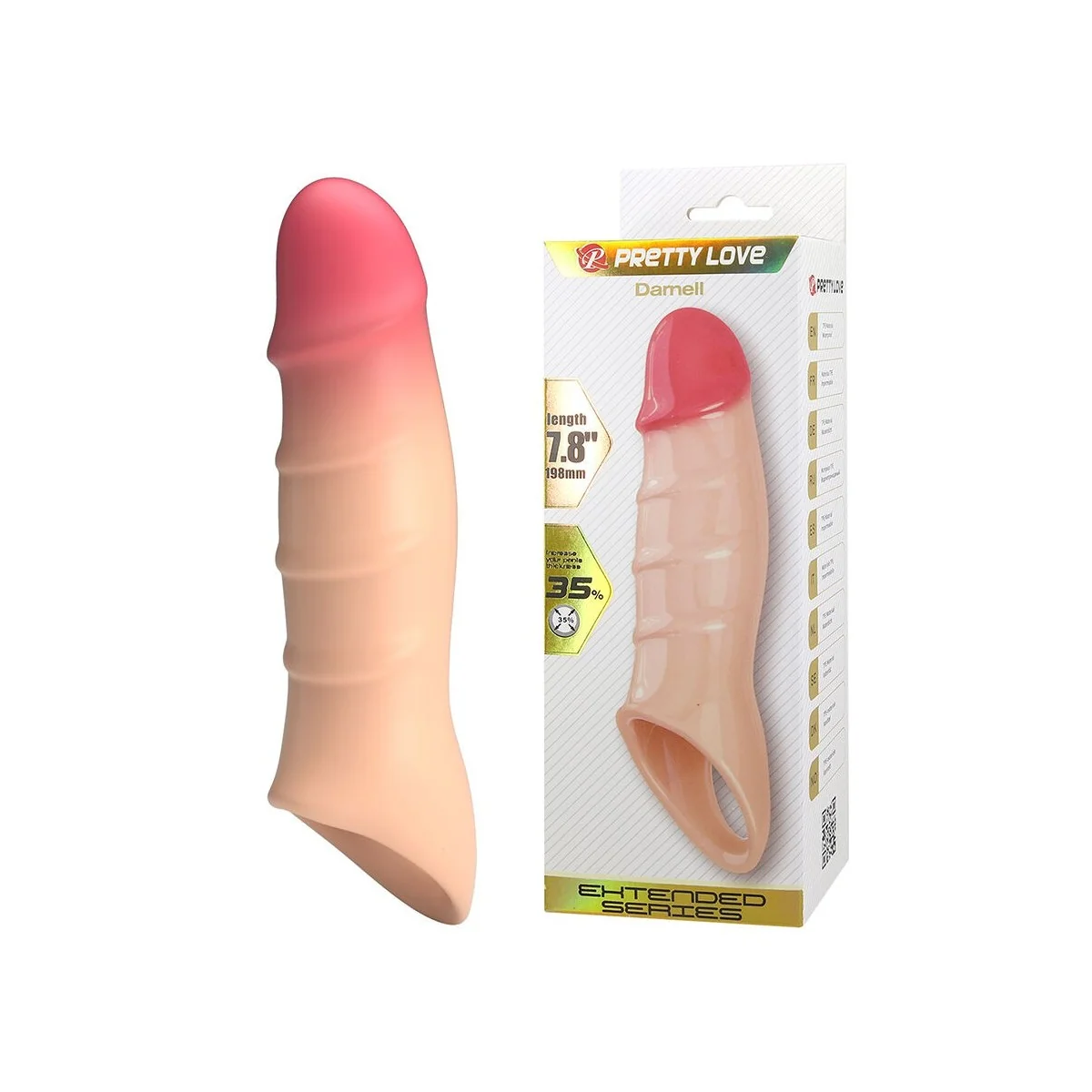 Darnell Realistic Effect Penis Cover von For Him