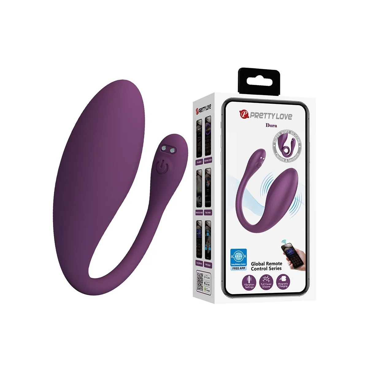 Dora Unsichtbarer Vibrator mit Kostenloser App von App Series