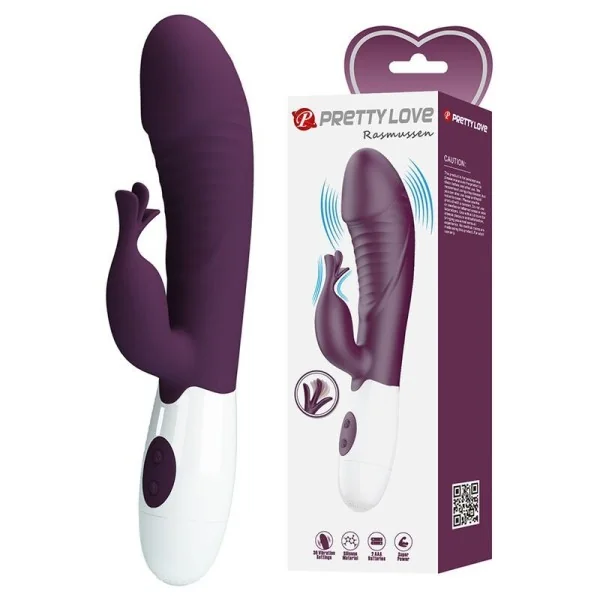 Rogue Muse 30-Funktionen-Hasenvibrator Lila von High Tech