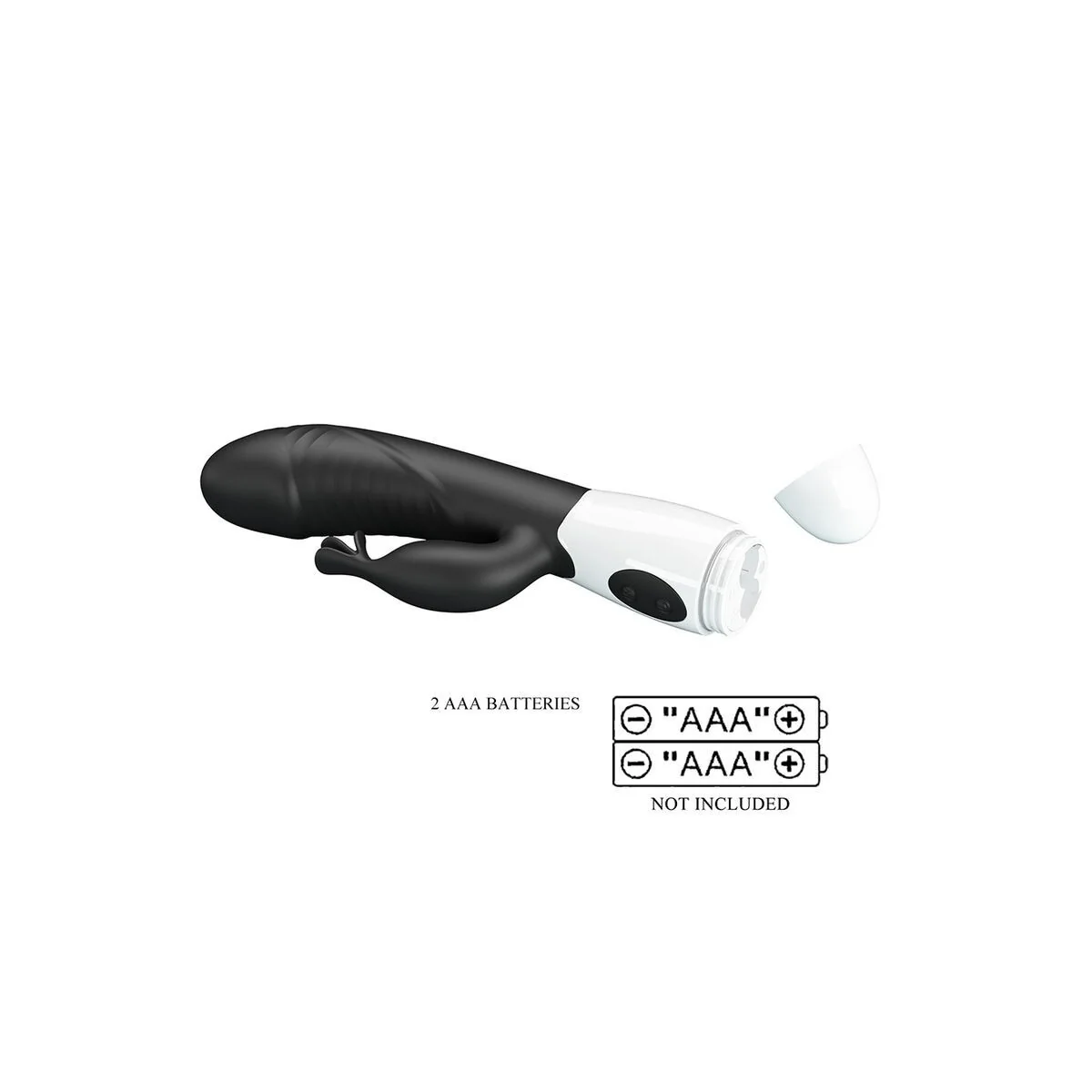 Rasmussen 30-Funktionen-Hase-Vibrator Schwarz von High Tech