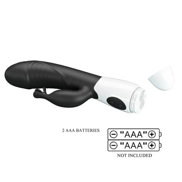 Rasmussen 30-Funktionen-Hase-Vibrator Schwarz von High Tech