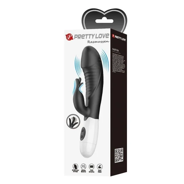 Rasmussen 30-Funktionen-Hase-Vibrator Schwarz von High Tech