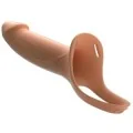 Landon Vibrations-Strap-On für Hellhaut von Harness Collection