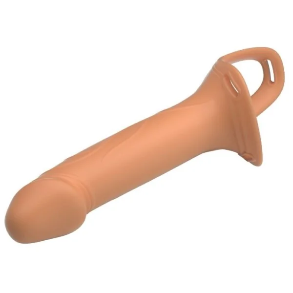 Landon Vibrations-Strap-On für Hellhaut von Harness Collection