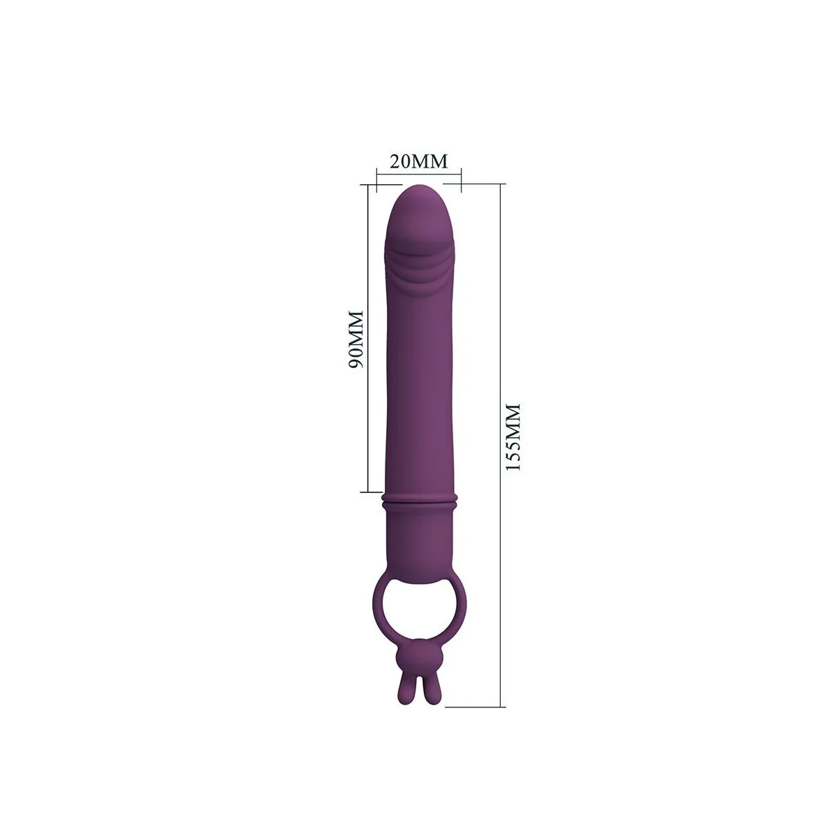 Cora Vibrator Penisform mit Widerstandsring von For Him