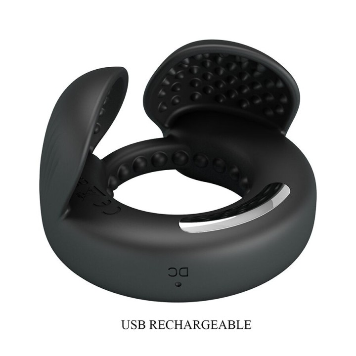 Quentin Penisring mit Hodenstimulator von For Him