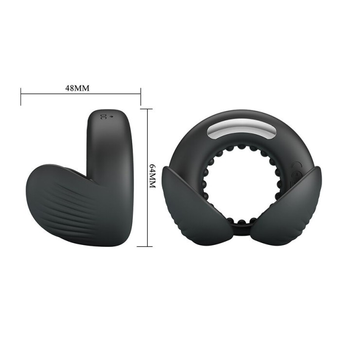 Quentin Penisring mit Hodenstimulator von For Him