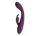 Emma Rabbit Lila Vibrator mit Stimulator von High Tech