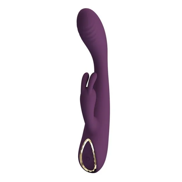 Emma Rabbit Lila Vibrator mit Stimulator von High Tech