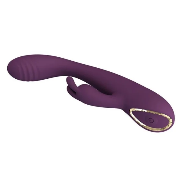 Emma Rabbit Lila Vibrator mit Stimulator von High Tech