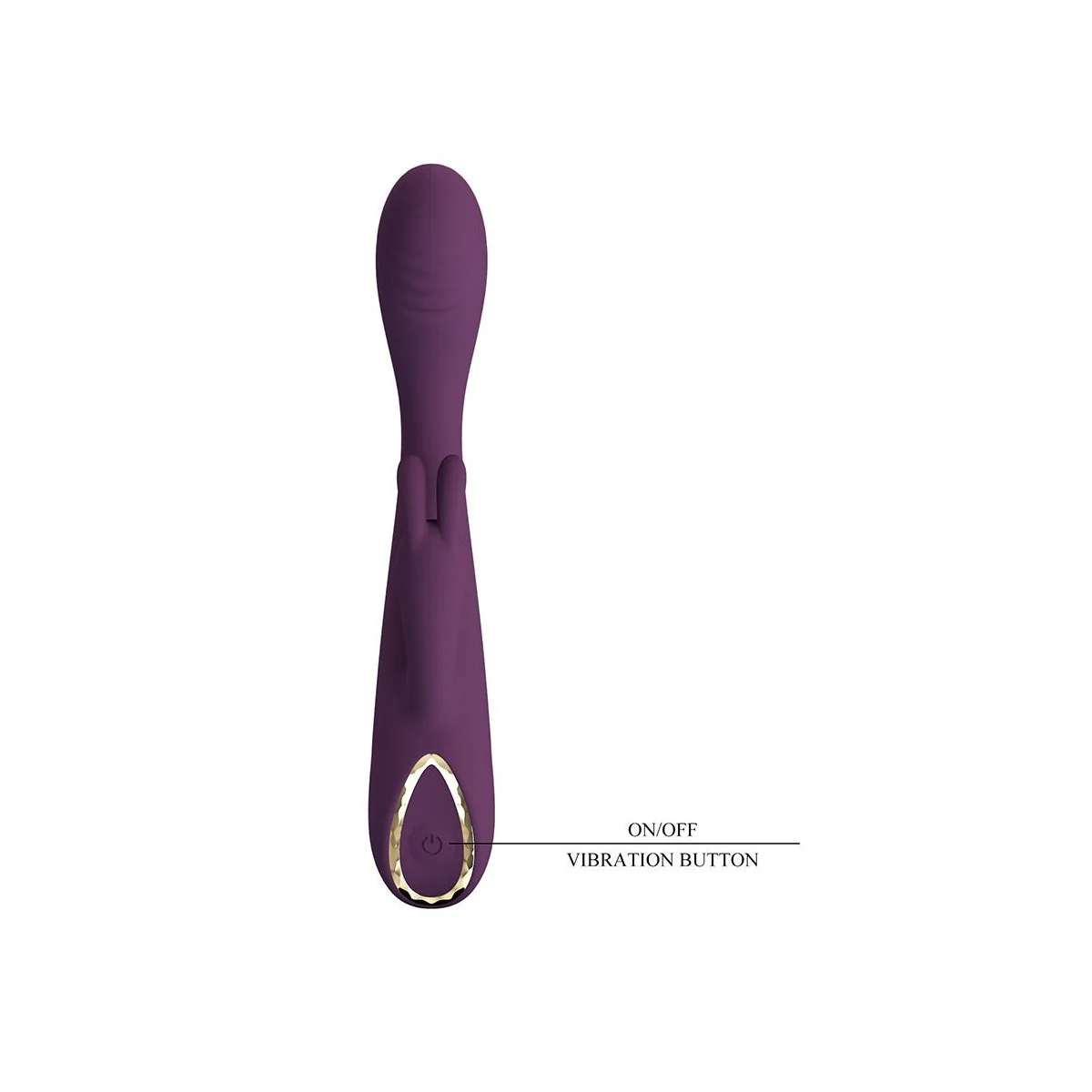Emma Rabbit Lila Vibrator mit Stimulator von High Tech