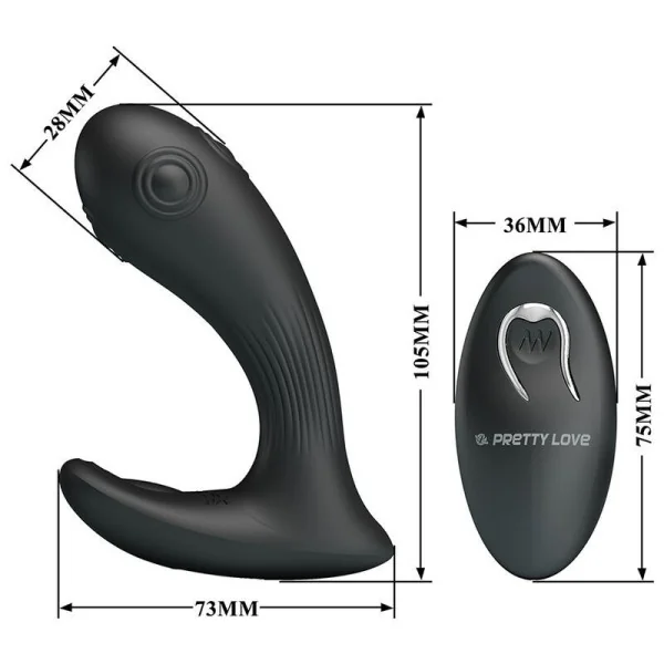 Mirabelle Prostatavibrator mit Fernbedienung von Remote Control