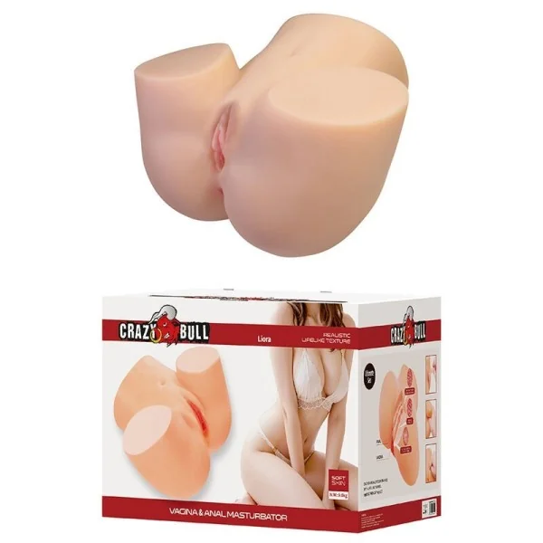 Liora Xxl Doppelter Vaginal- und Analmasturbator von Crazy Bull