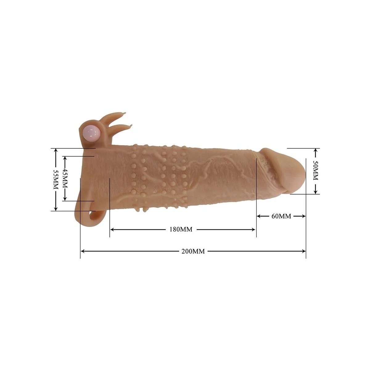 Quillon Penishülle mit Klitorisstimulator und Vibration von For Him