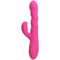 Winters Multifunktions-Hasenvibrator mit Led-Anzeige, Pink von High Tech